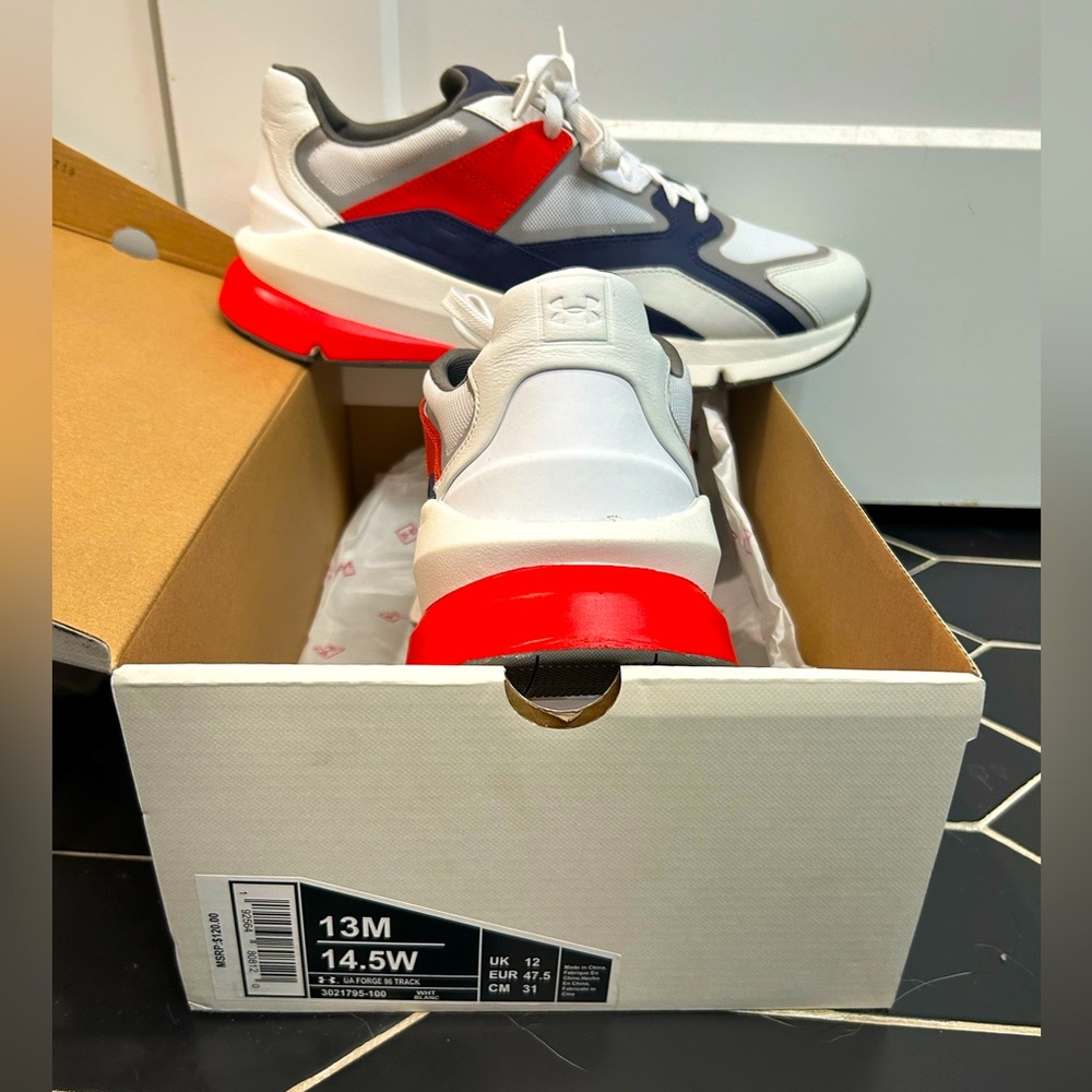 NWT - Under Armour Men’s Size 13 Sneakers Forge 96 Track